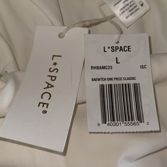 NWT L*Space Ribbed Baewatch Colorblock One Piece Classic Swimsuit - Picture 7 of 7